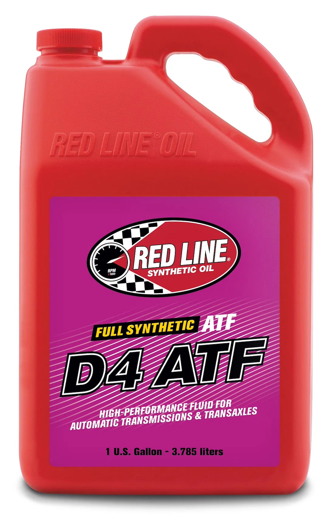 30505 – RED LINE Auto Trans Fluid, D4 ATF Full Synthetic 1 Gallon Jug Single